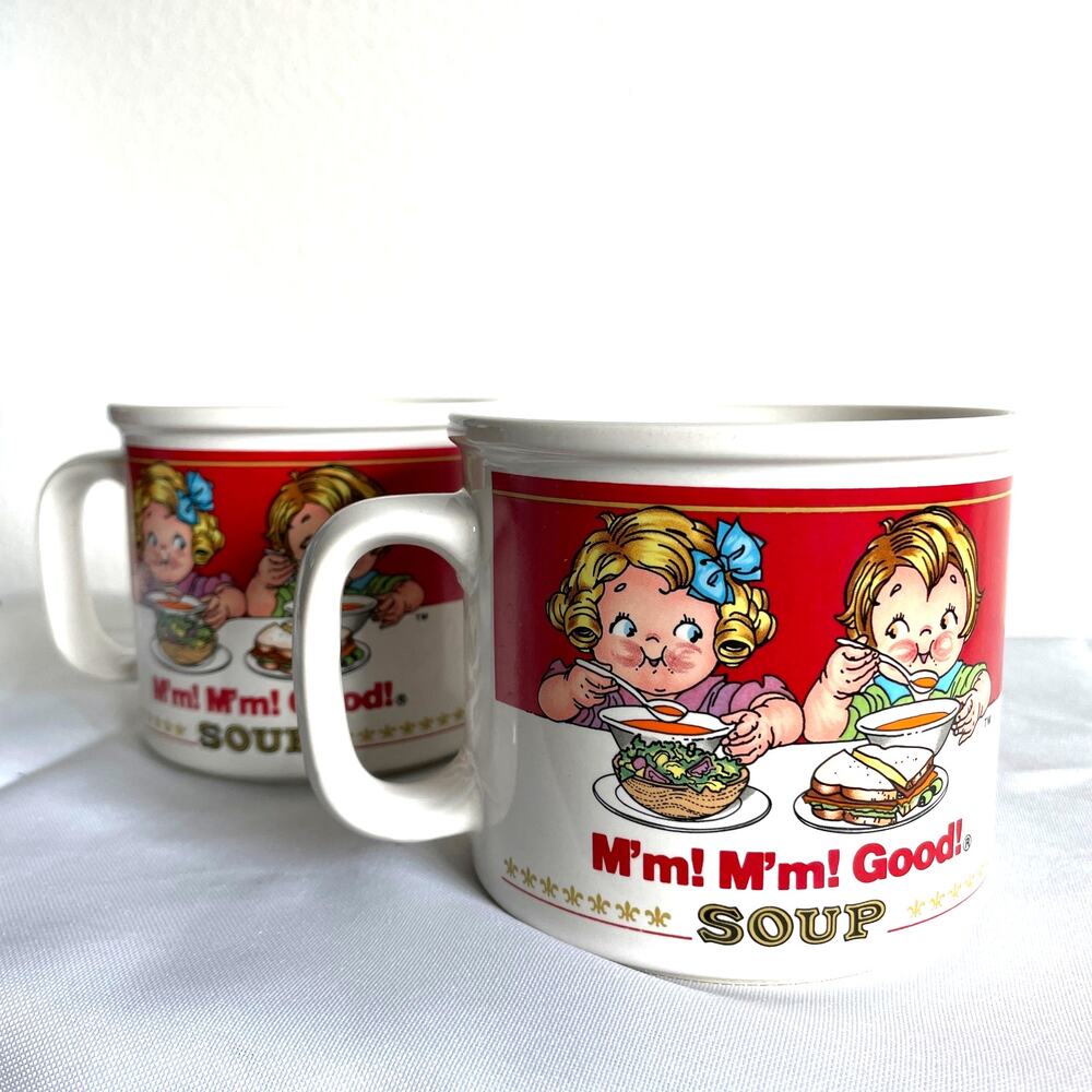 Vintage 1993 Campbells Soup Mugs Set of Two